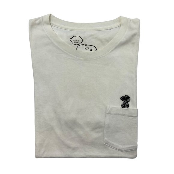 Kaws Uniqlo Snoopy Logo Pocket tee - Main Image